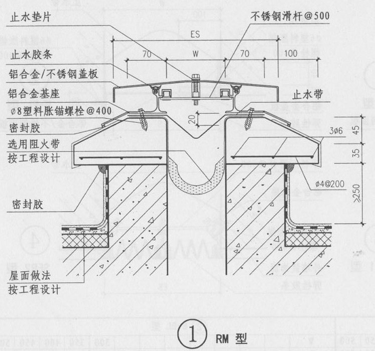 外墙变形缝做法图集