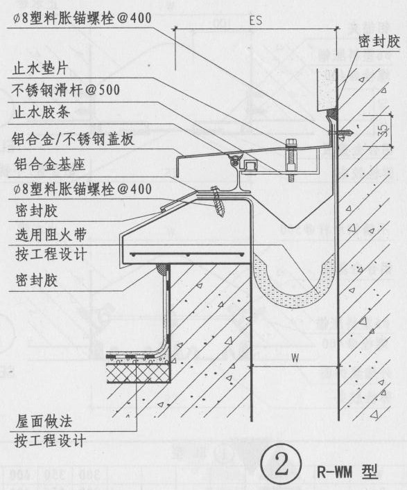 外墙变形缝做法图集