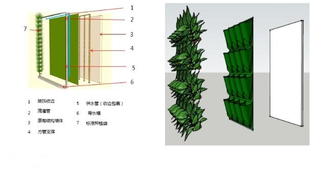 布袋植物墙