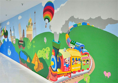幼儿园手绘墙画